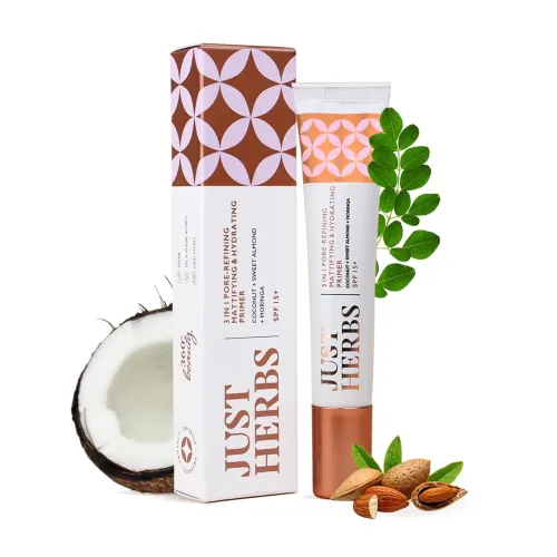Image of Just Herbs 3-in-1 Face Primer – Pore Minimizer & Hydrating, 20g