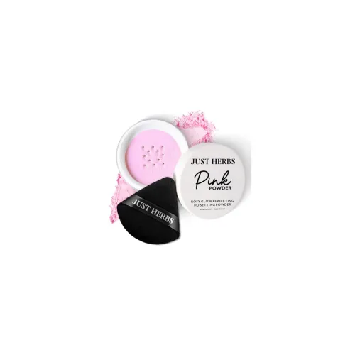 Image of Just Herbs All Matte HD Makeup Setting Powder (Pink, 15 g)