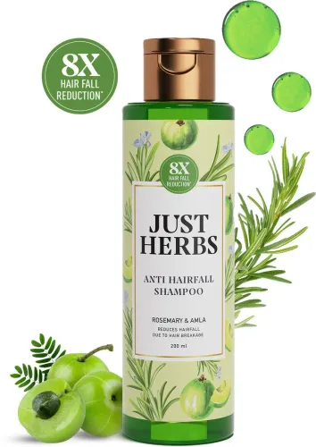 Image of Just Herbs Anti Hair fall Shampoo, 200ml