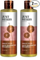Just Herbs Ayurvedic Anti-Dandruff Shampoo 200 ml (Pack of 2)