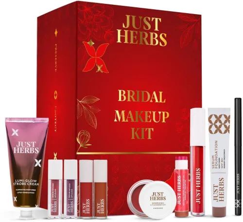 Image of Just Herbs Bridal Makeup Kit Perfect Gifting Combo Set