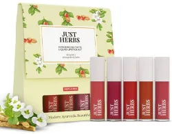 Just Herbs Enriched Liquid Lipstick Kit Set 
