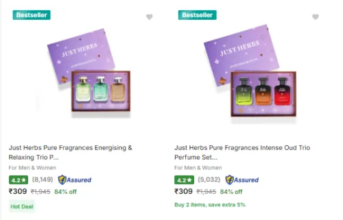 Image of Just Herbs Fragrances at ₹309
