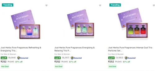 Image of Just Herbs Fragrances so3 at Starting @ ₹252
