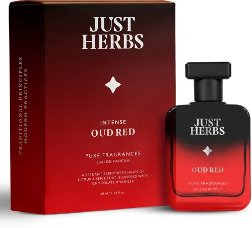 Image of Just Herbs Intense Oud Red Eau de Parfum 50ml