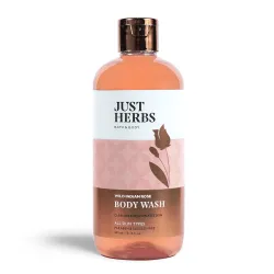 Just herbs Kumuda Sacred Indian Lotus Rejuvenating Body Wash, Light Orange