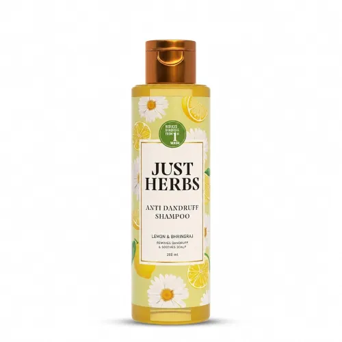 Image of Just Herbs Lemon & Bhringaraj Shampoo