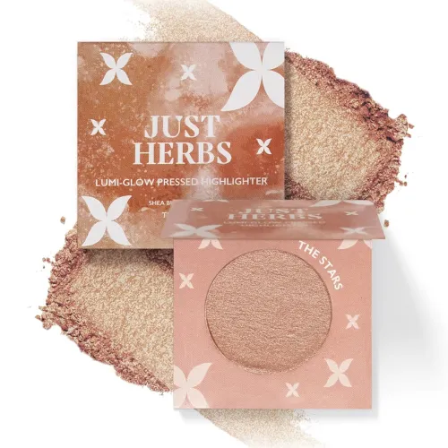 Image of Just Herbs Lumi Glow Pressed Highlighter (The Stars)
