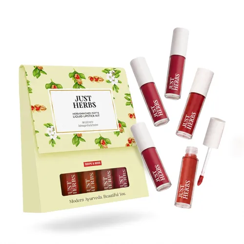 Image of Just Herbs Matte Liquid Lipstick Set of 5
