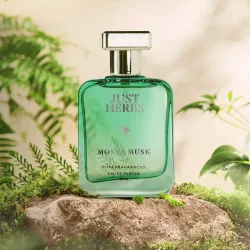 Just Herbs Relaxing Moss & Musk Floral Perfect Gifting Luxury Scent Long Lasting Fragrance Eau de Parfum - 50 ml (For 