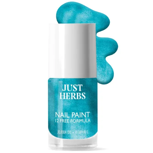 Image of Just Herbs Nail Polish 12 Chemical Free Formula Quick Dry