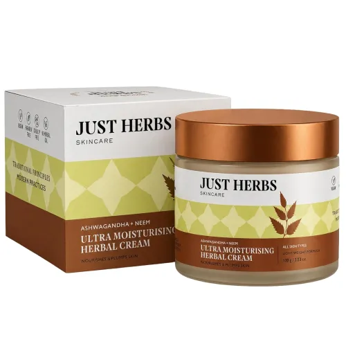 Image of Just Herbs Nourishing Face Massage Cream 100gm