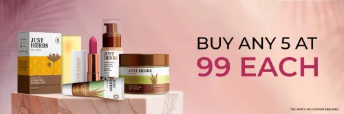 Image of Just Herbs Offer : Buy Any 5 Product at ₹99 Each