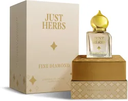 Just Herbs Fine Diamond Premium Attar , Non-Alcoholic , Long lasting Floral Attar (Oud (agarwood))