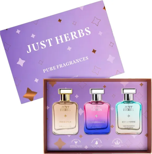 Image of Just Herbs Pure Fragrances Eau de Parfum 50ml * set of 3