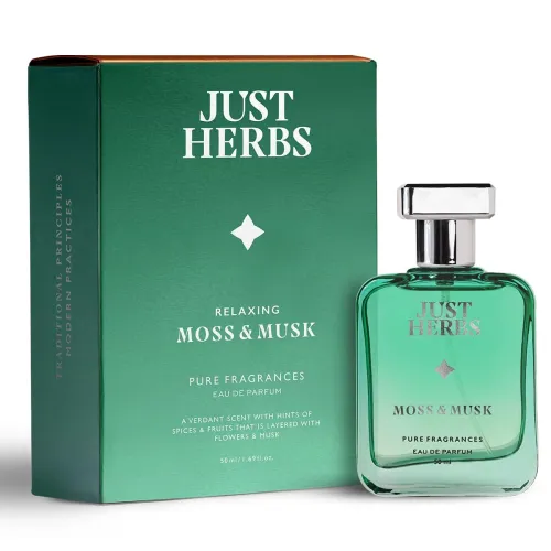 Image of Just Herbs Relaxing Moss & Musk EDP Perfume for Men 50ml