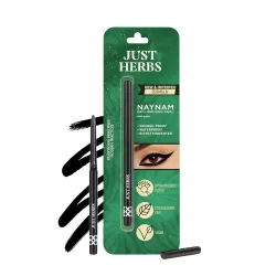 Just Herbs Retractable 2 in 1 Herbal Eyeliner + Kajal with Almond Oil & Vitamin E 11 