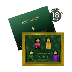 Just Herbs Royal Collection Floral Attar Set of 4