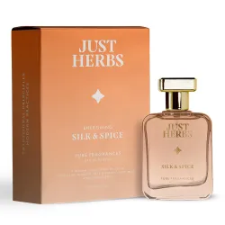 Just Herbs Energising Silk & Spice Perfume for Men 50 ml | Long Lasting Mens Body Spray Pure Fragrance Eau Da Parfum - 5