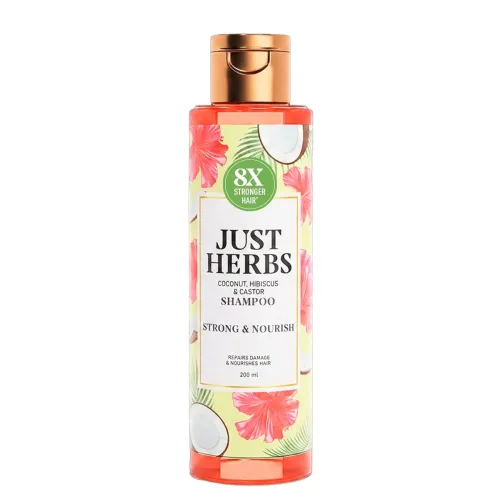 Image of Just Herbs Strong & Nourish Shampoo 