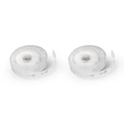 Just Party Balloon Arch Strip Roll - 2-Pack: Easy DIY Balloon Decoration Kit Transparent
