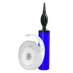 Just Party Hand Held Balloon Air Pump Inflator For Metallic Pastle Balloons and 5 Meter Balloon Arch Kit For Decoration of Birthday/Anniversary/Bachlorette/Wedding/Baby Shower/Any Special Ev...