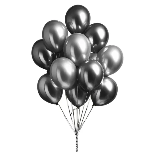 Image of Just Party Chrome Metallic Balloons (Pack of 100)