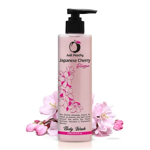 Image of Just Peachy Japanese Cherry Blossom Body Wash 250ml
