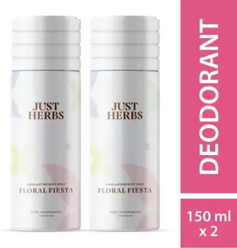 Image of Just Herbs Floral Fiesta Body Spray 150ml (PO2)
