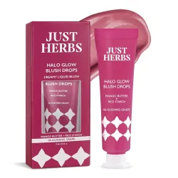 Just Herbs Halo Glow Drop Blush – Gushing Grape, 10ml