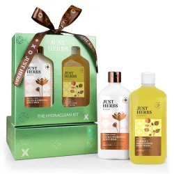 Just Herbs Saffron Malai Body Milk And Charcoal Body Wash