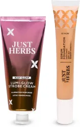 Just Herbs Strobe Cream & Dewy Serum Foundation Ivory SPF 30+ | Pack of 2 (Pack of 2)