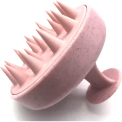 JustLatest Scalp Massage, Solar Powered Scalp Massager (Marble Pink), Head Massager, Hair Massager For Hair Growth