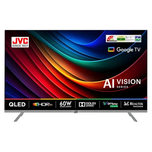 Image of JVC 109 cm (43 inches) AI Vision Series QLED Google TV LT-43NQ7165C (Titanium Grey)