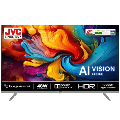 Image of JVC 80 cm (32 inches) AI Vision Series QLED Android TV LT-32NQ3165C (Titanium Grey)