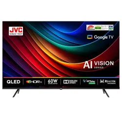 JVC 127 cm (50 inches) AI Vision Series QLED Google TV LT-50NQ7165C (Black)