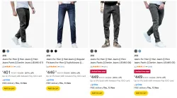 JVX Mens Jeans upto 91% Discount