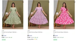 Jxm Womens Gowns upto 84% Discount