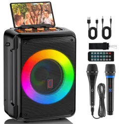 JYX Wireless Portable Speaker with 2 Mics
