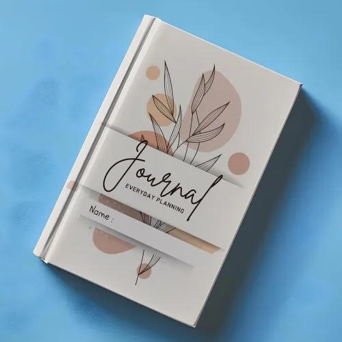 Image of KAANUKA 12 Months Undated A5 Journal Daily Planner For Monthly Goals