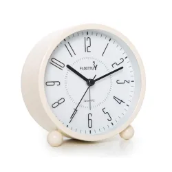Kadio Super Silent 5 Colors Alarm Clock,Beep Wake Round Alarm Clock with Night