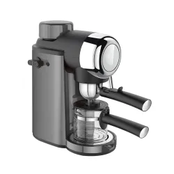 KAFF Vienna Espresso & Cappuccino Coffee Maker | 800W | Glass Carafe | Black