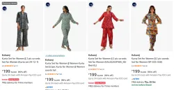 kalenj kurta set for women Starting @ ₹199