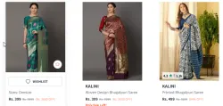 Kalini Women Saree Starting @ ₹399