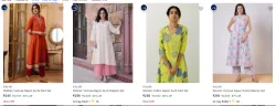 KALINI Womens Ethnic Sets at minimum 74% Discount