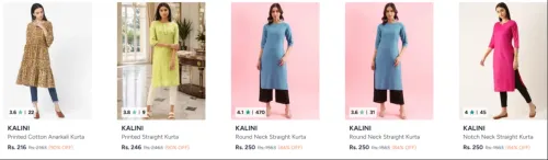 Image of Kalini Women's Kurtas upto 90% Discount