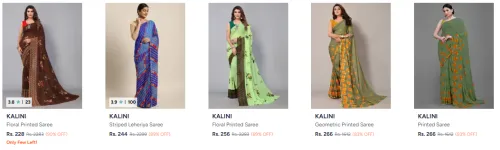 Image of Kalini Women's Saree Starting @ ₹228