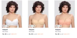 Kalyani Bra Solid at Starting @ ₹48