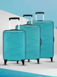 Kamiliant by American Tourister Hard Body Set of 3 Luggage 4 Wheels - (Small 55Cm | Medium 68Cm | Large 79Cm) Combinatio
