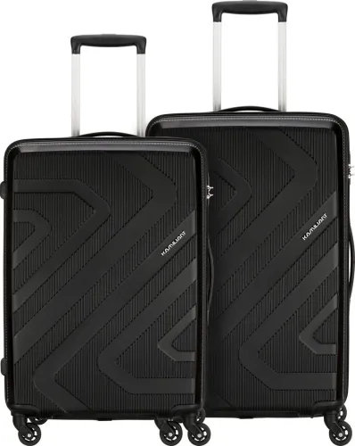Image of Kamiliant by American Tourister Hard Body Set of 2 Luggage 4 Wheels - Combination Lock-Kiza (Medium 68 Cm | Large 79 Cm)